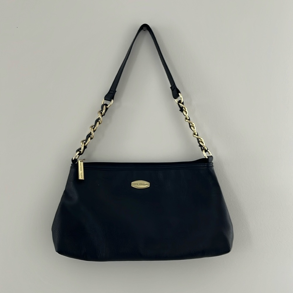 SOFIA VERGARA Small Faux Leather  Black Bag